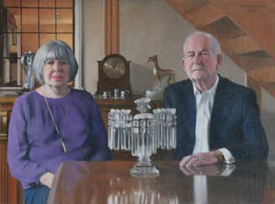 50th Wedding Anniversary Portrait Painting Commission
